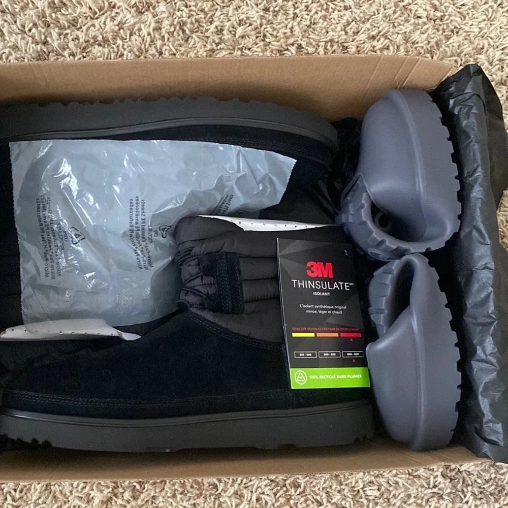 UGG Classic Mini Lace-Up Weather Boots  Size 11
